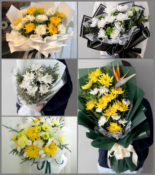 贵州六盘水水城县蟠龙镇发贡村白事花束代送